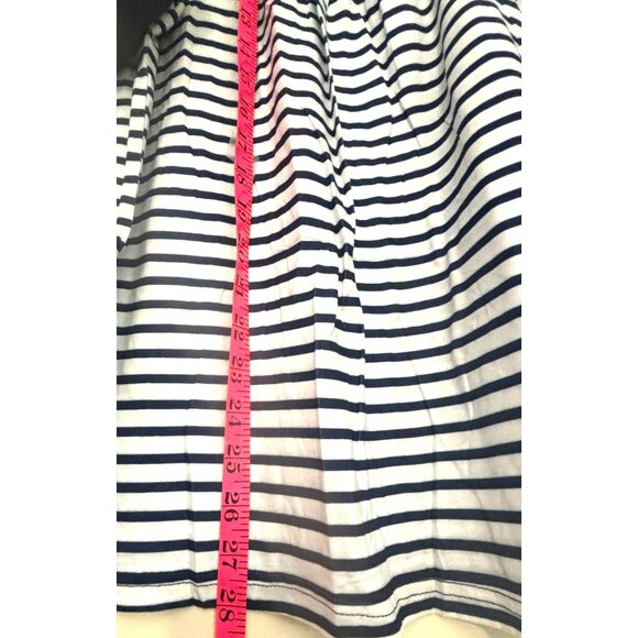 Falechay Womens 2XL Striped Top With Puff Sleeves & Button Detail - Picture 12 of 12